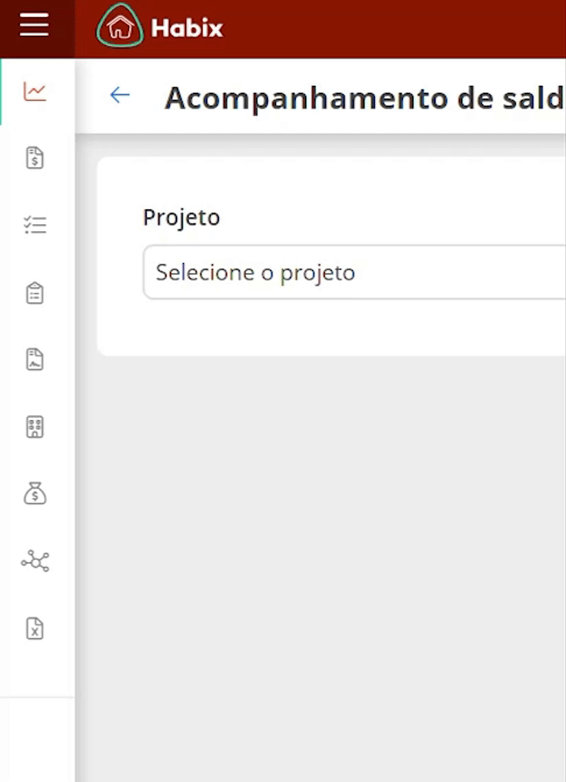 Controle de saldo
